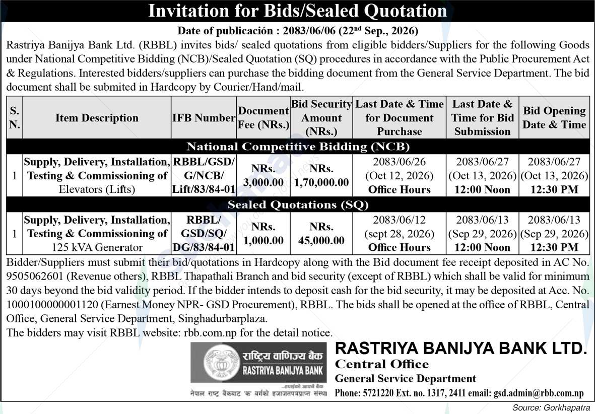 Rastriya Banijya Bank Ltd.