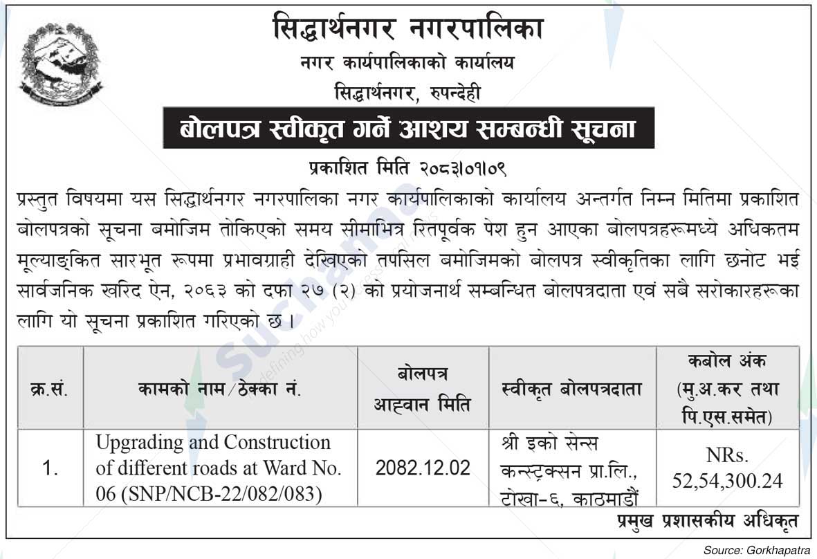 Siddharthanagar Municipality