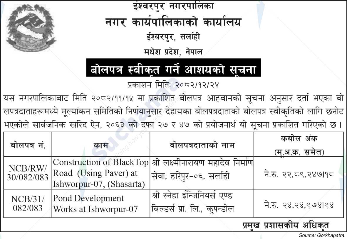 Ishworpur Municipality