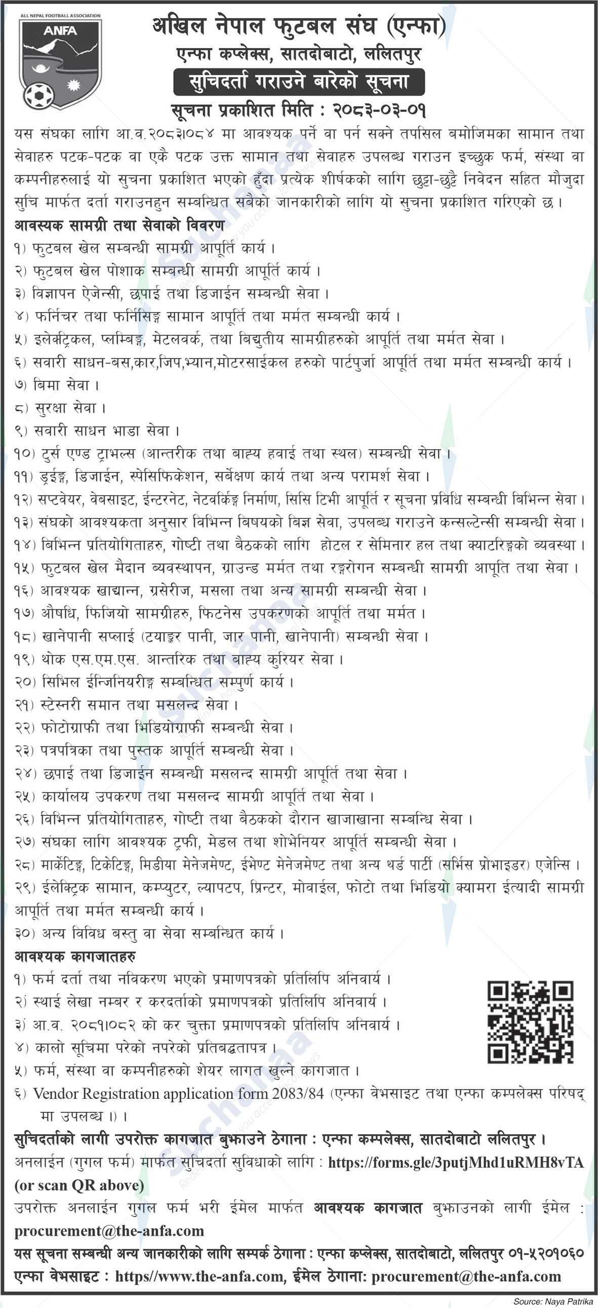 All Nepal Football Association (ANFA)