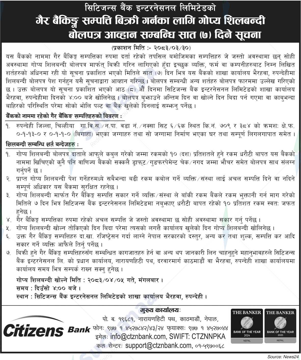 Citizens Bank International Limited