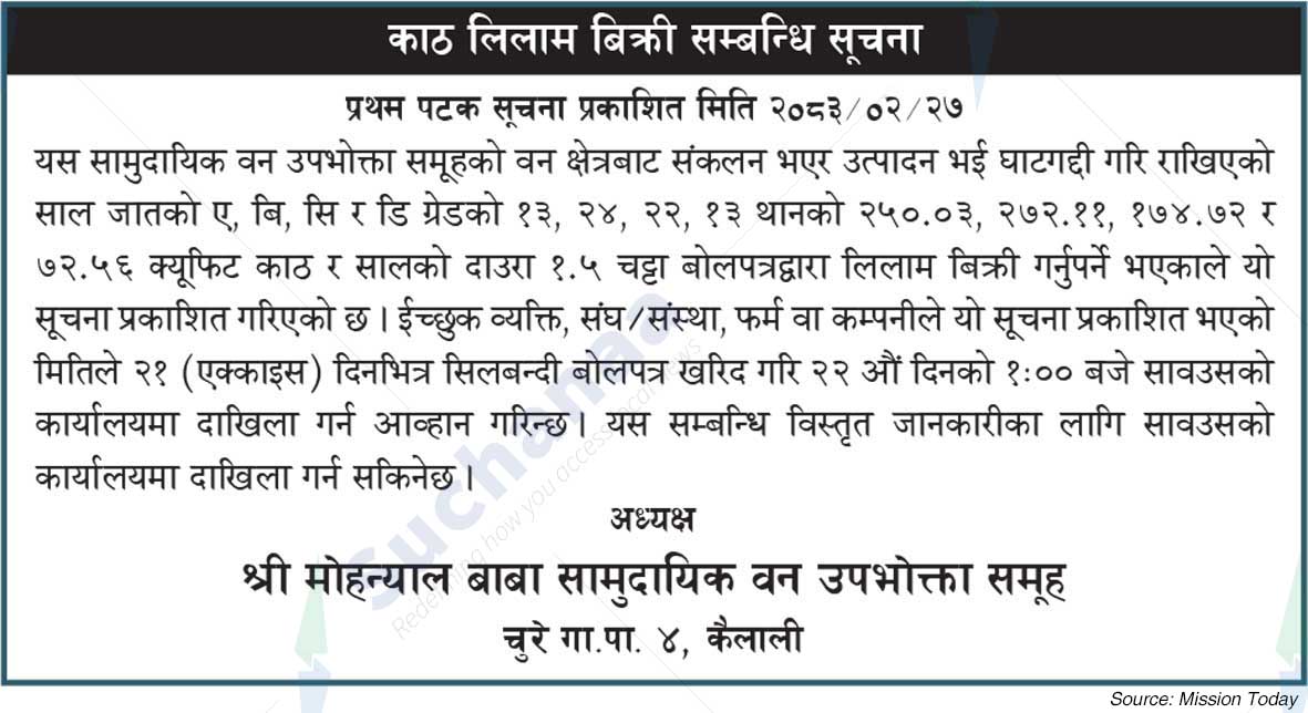 Shree Mohanyal Baba Saa.Wa.Wo.Sa.