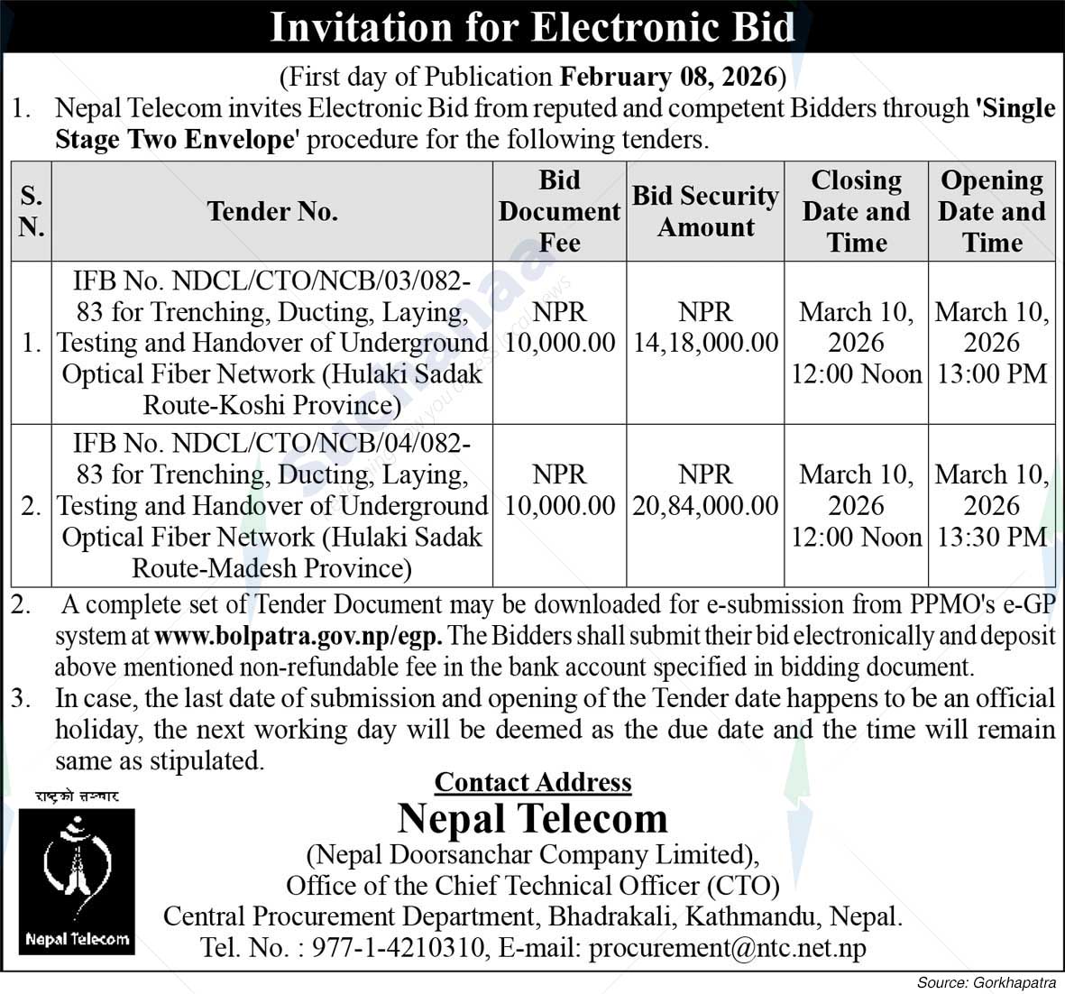 Nepal Doorsanchar Company Limited (NTC)