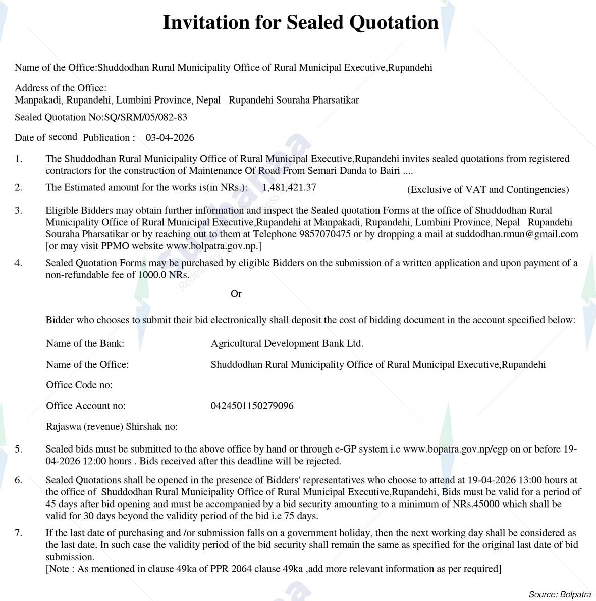 Shuddhodhan Rural Municipality