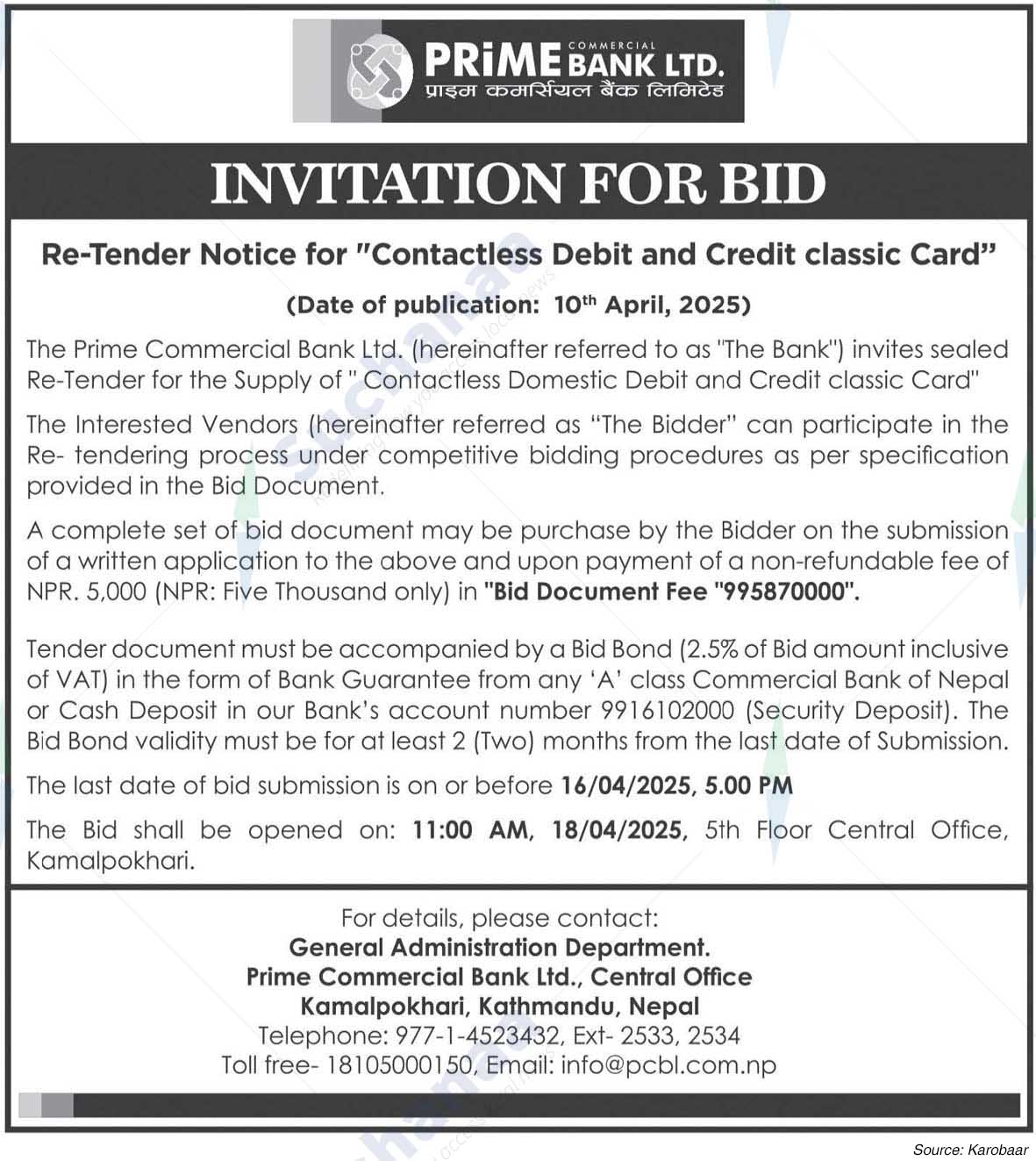 Prime Commercial Bank