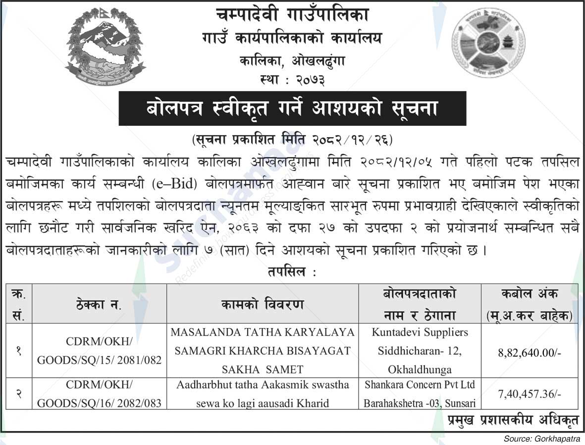 Champadevi Rural Municipality