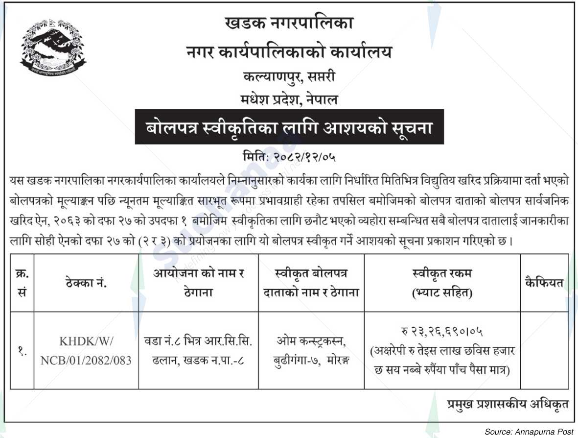 Khadak Municipality
