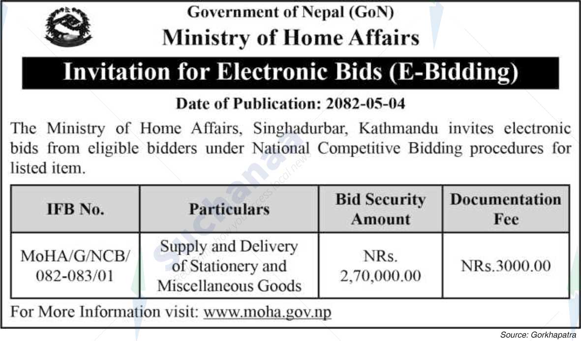 Ministry of Home Affairs