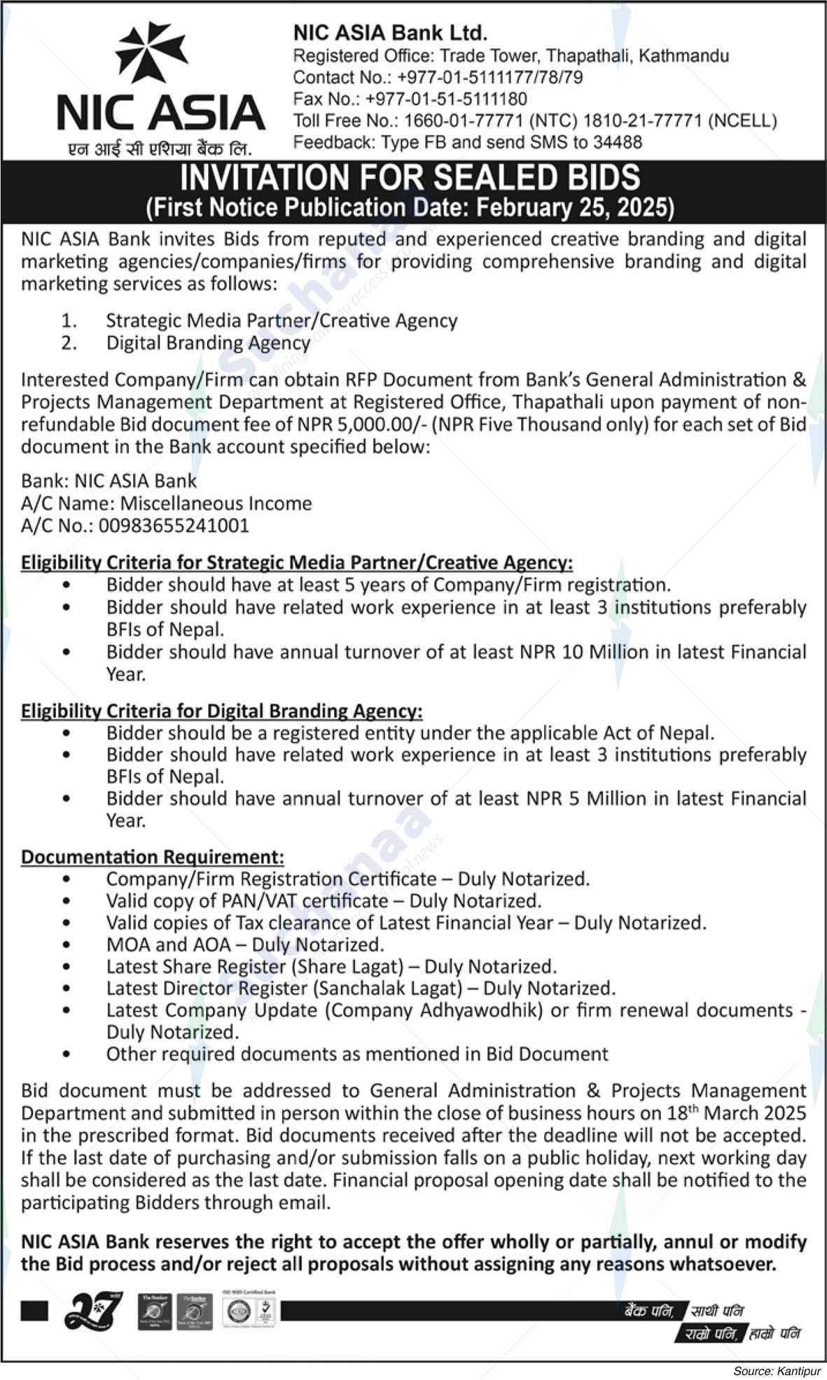 NIC ASIA Bank Ltd.
