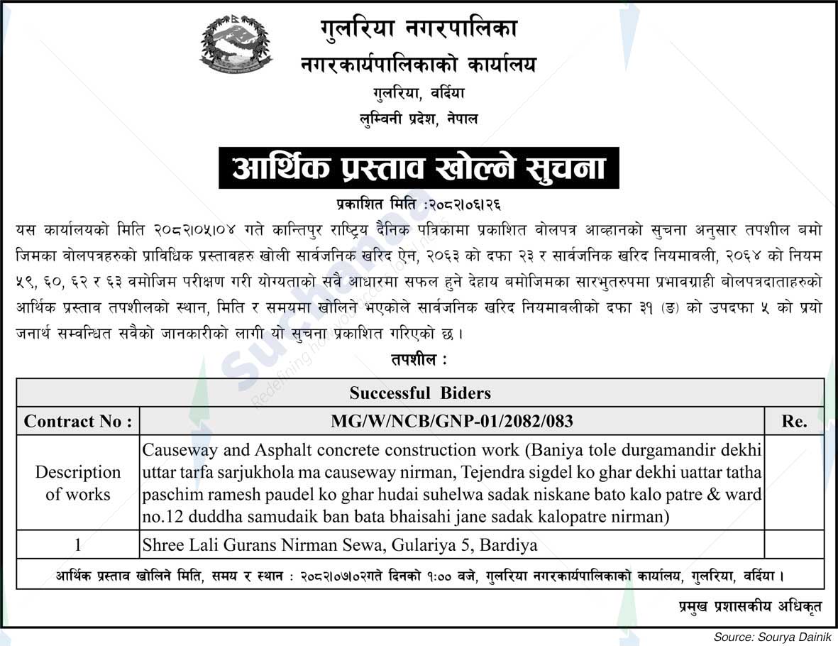 Gulariya Municipality