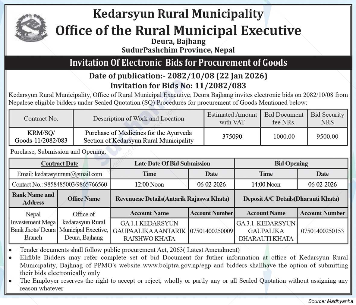 Kedarsyu Rural Municipality