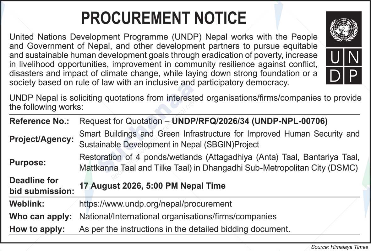 United Nations Development Programme (UNDP)