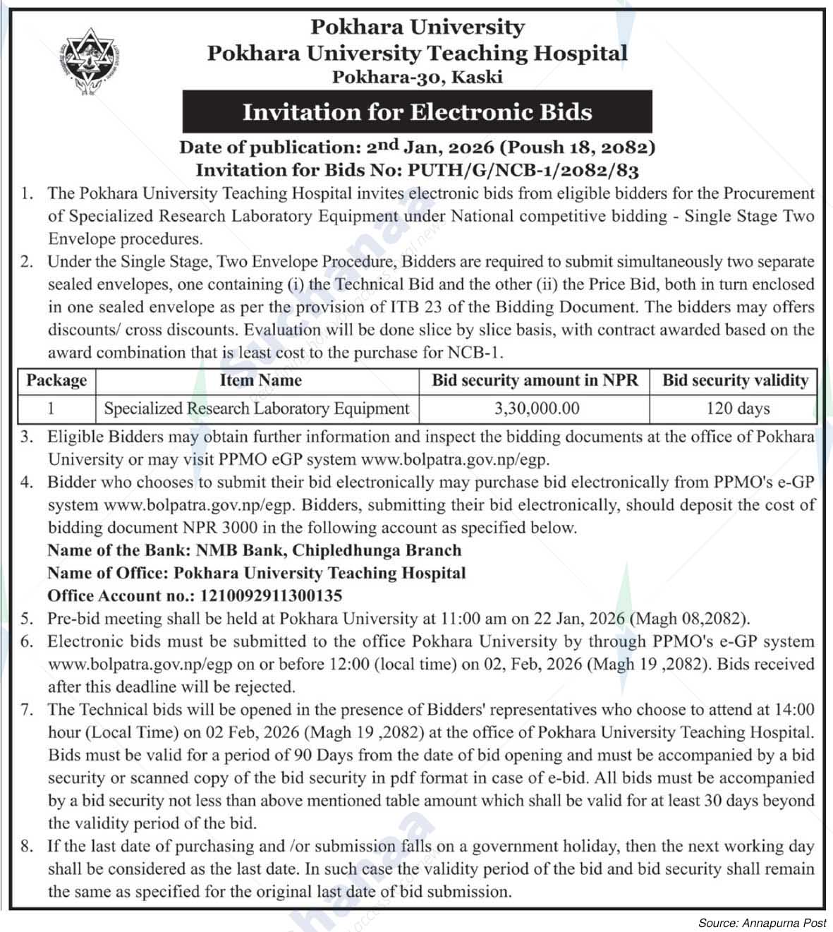 Pokhara University Teaching Hospital