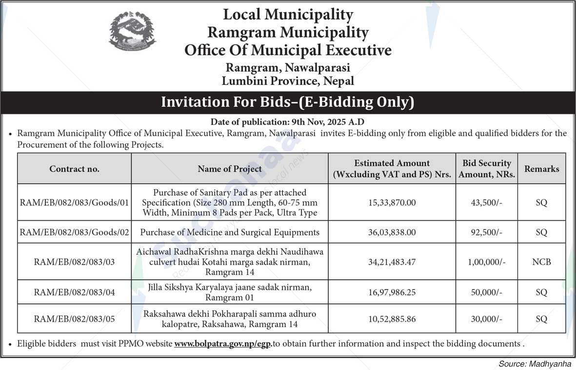 Ramgram Municipality