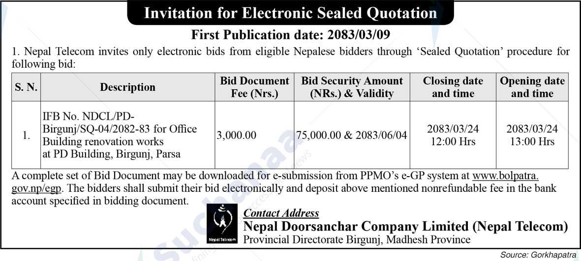 Nepal Doorsanchar Company Limited (NTC)