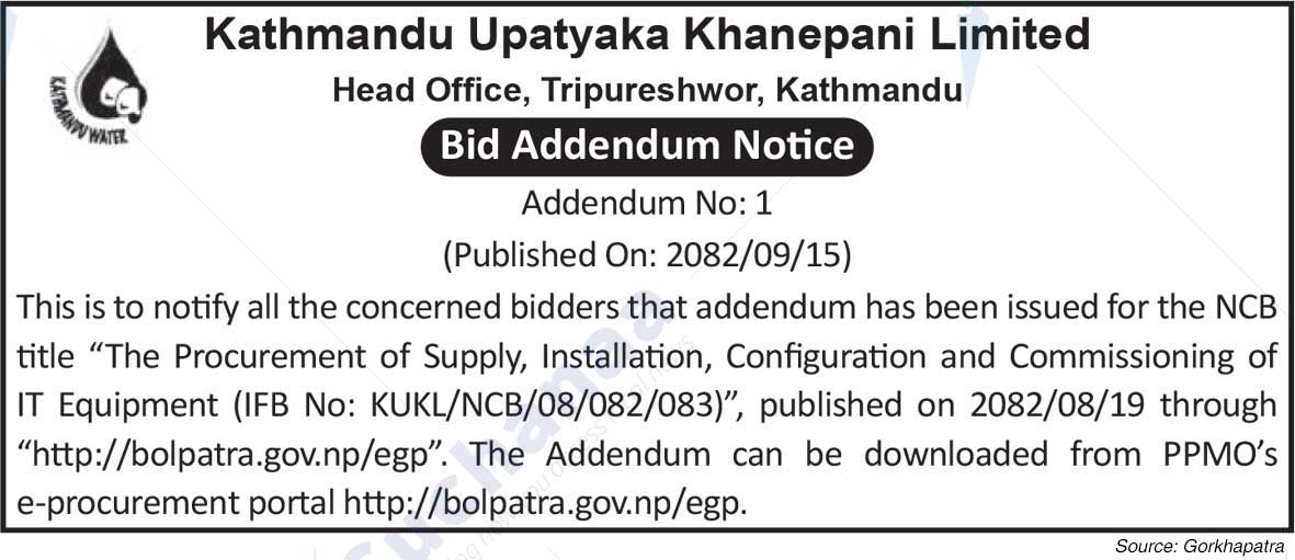 Kathmandu Upatyaka Khanepani Limited