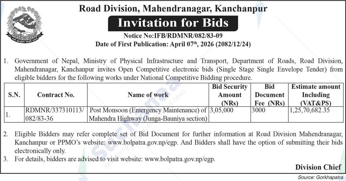 Road Division, Kanchanpur