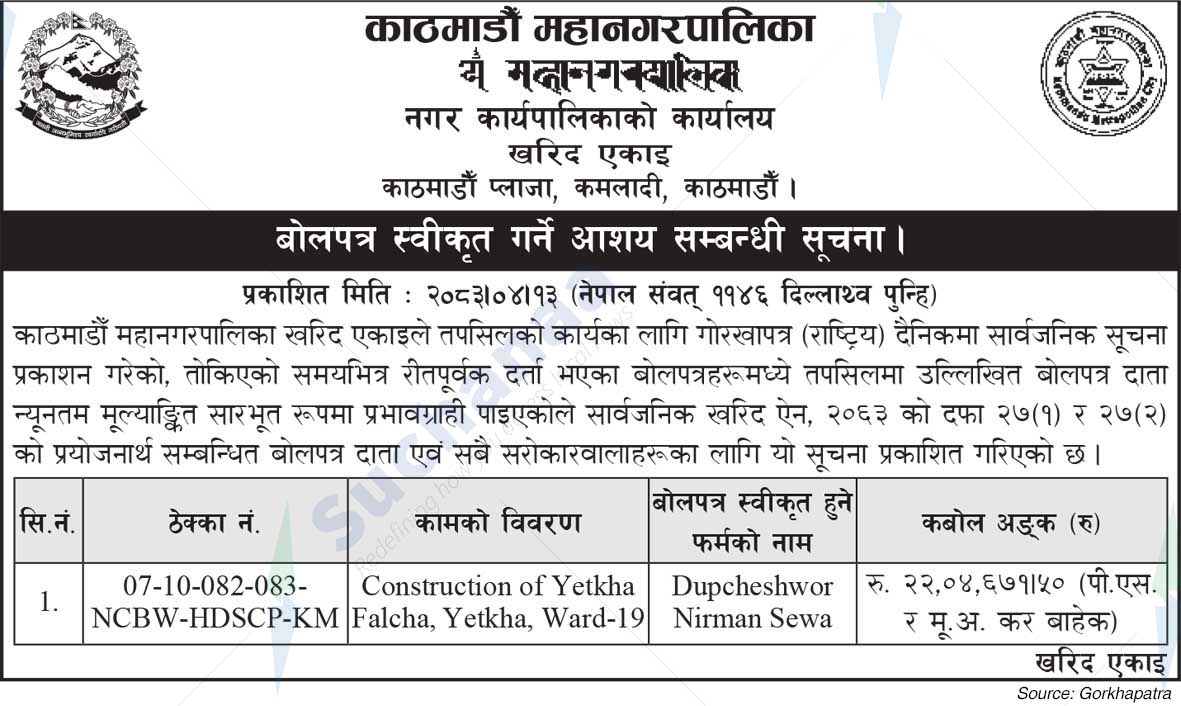 Kathmandu Metropolitan City