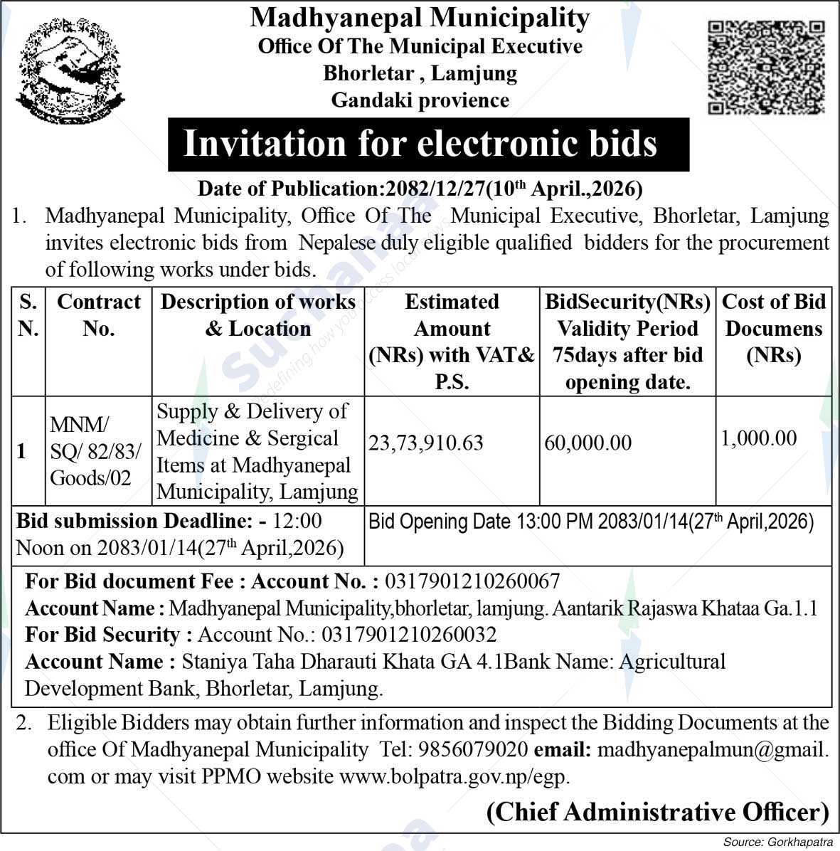 Madhyanepal Municipality