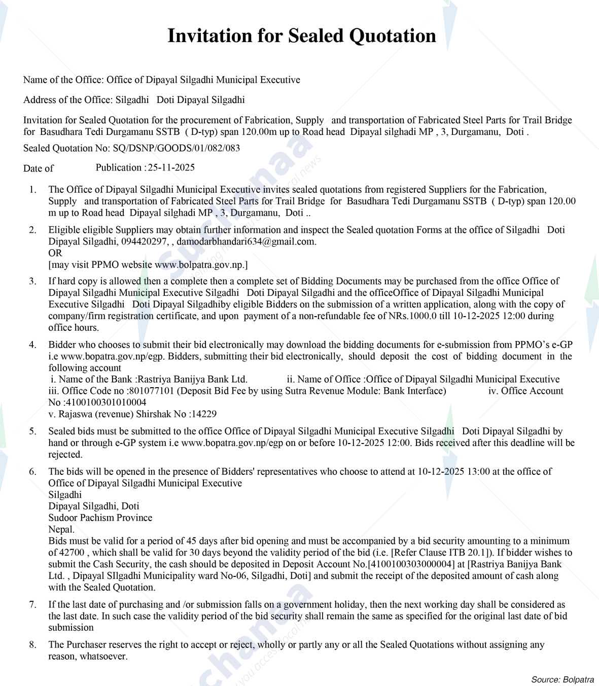 Dipayal Silgadhi Municipality