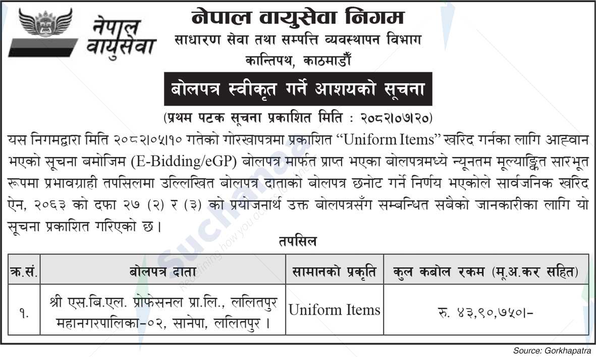 Nepal Airlines Corporation