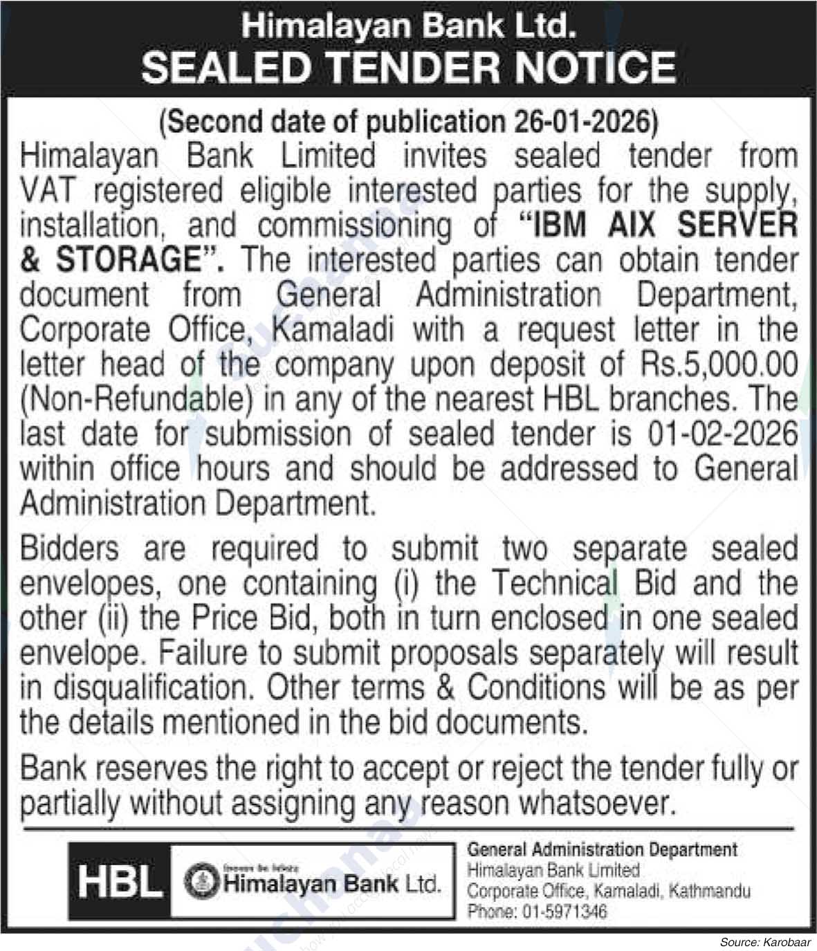 Himalayan Bank Limited