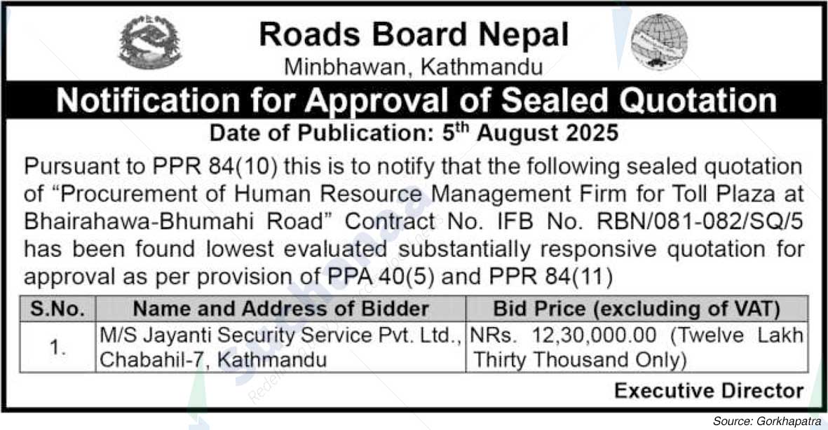 Roads Board Nepal