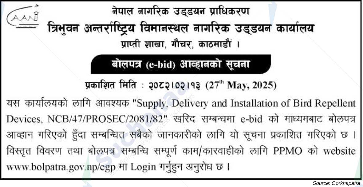 Tribhuvan International Airport, Civil Aviation Office