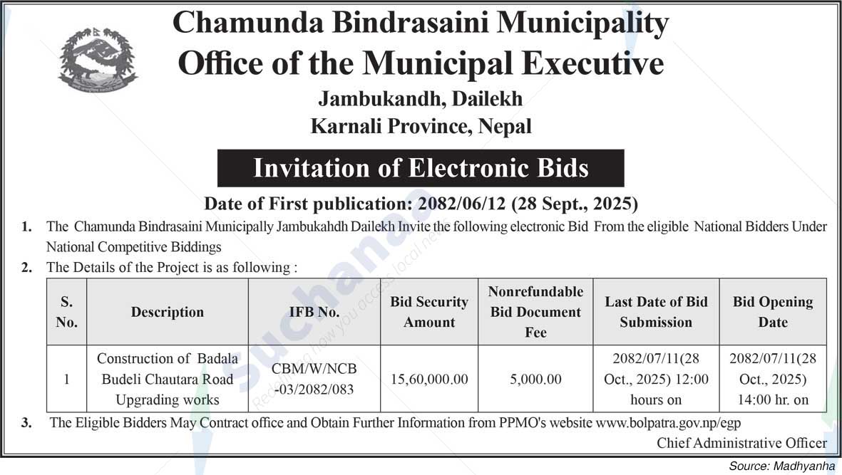 Chamunda Bindrasaini Municipality