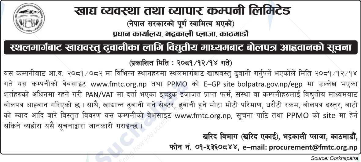 Food Management and Trading Company Limited