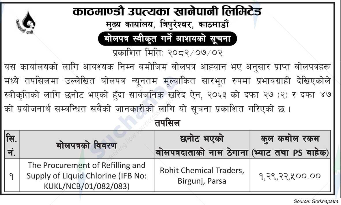 Kathmandu Upatyaka Khanepani Limited