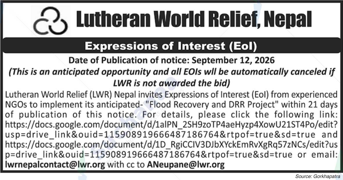 Lutheran World Federation (LWF) Nepal