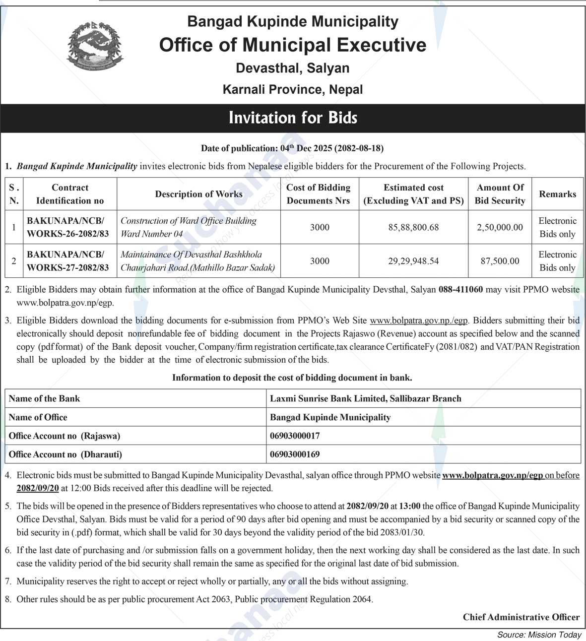 Bangad Kupinde Municipality