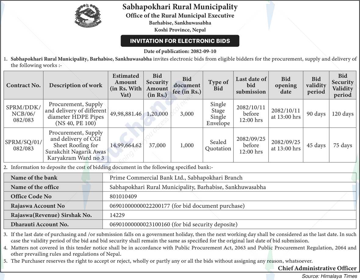 Sabhapokhari Rural Municipality