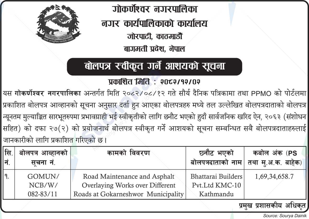 Gokarneshwor Municipality