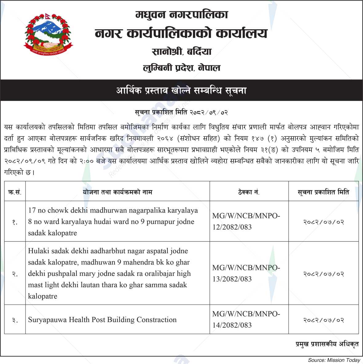 Madhuwan Municipality