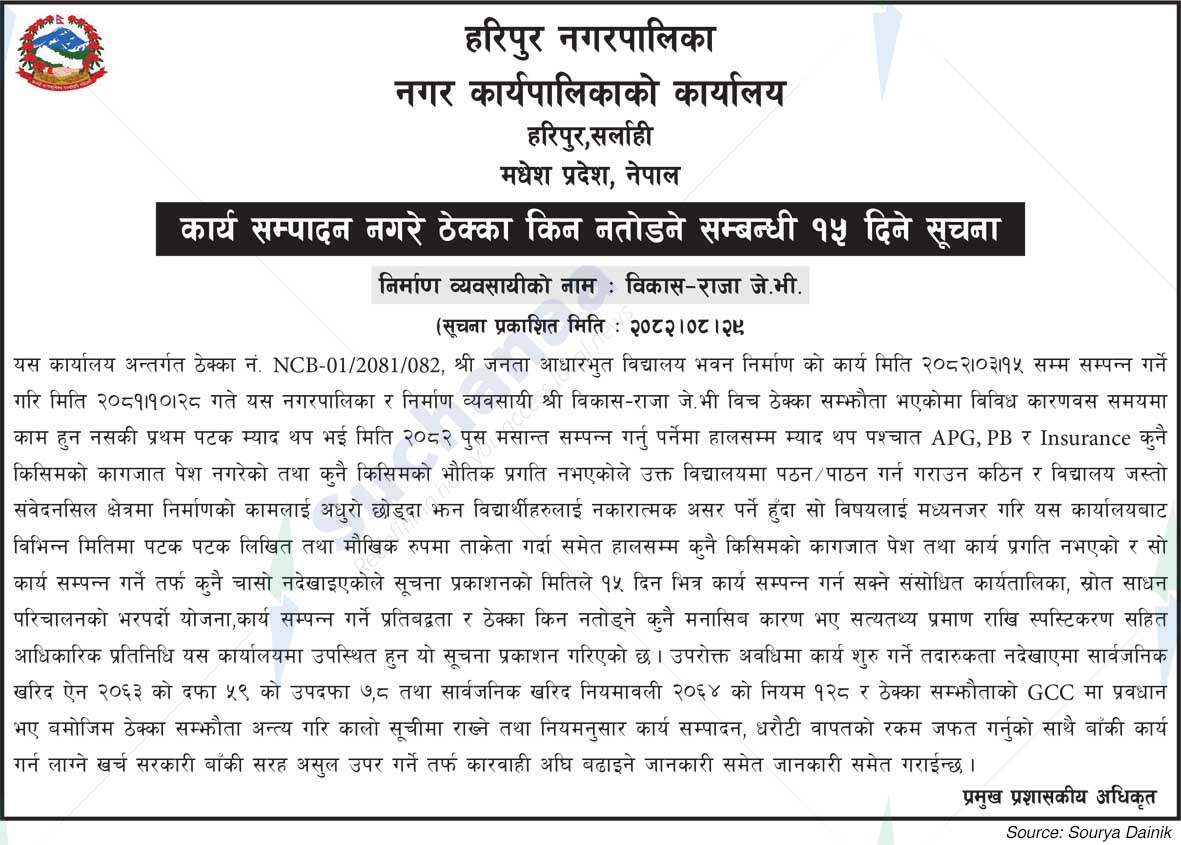 Haripur Municipality