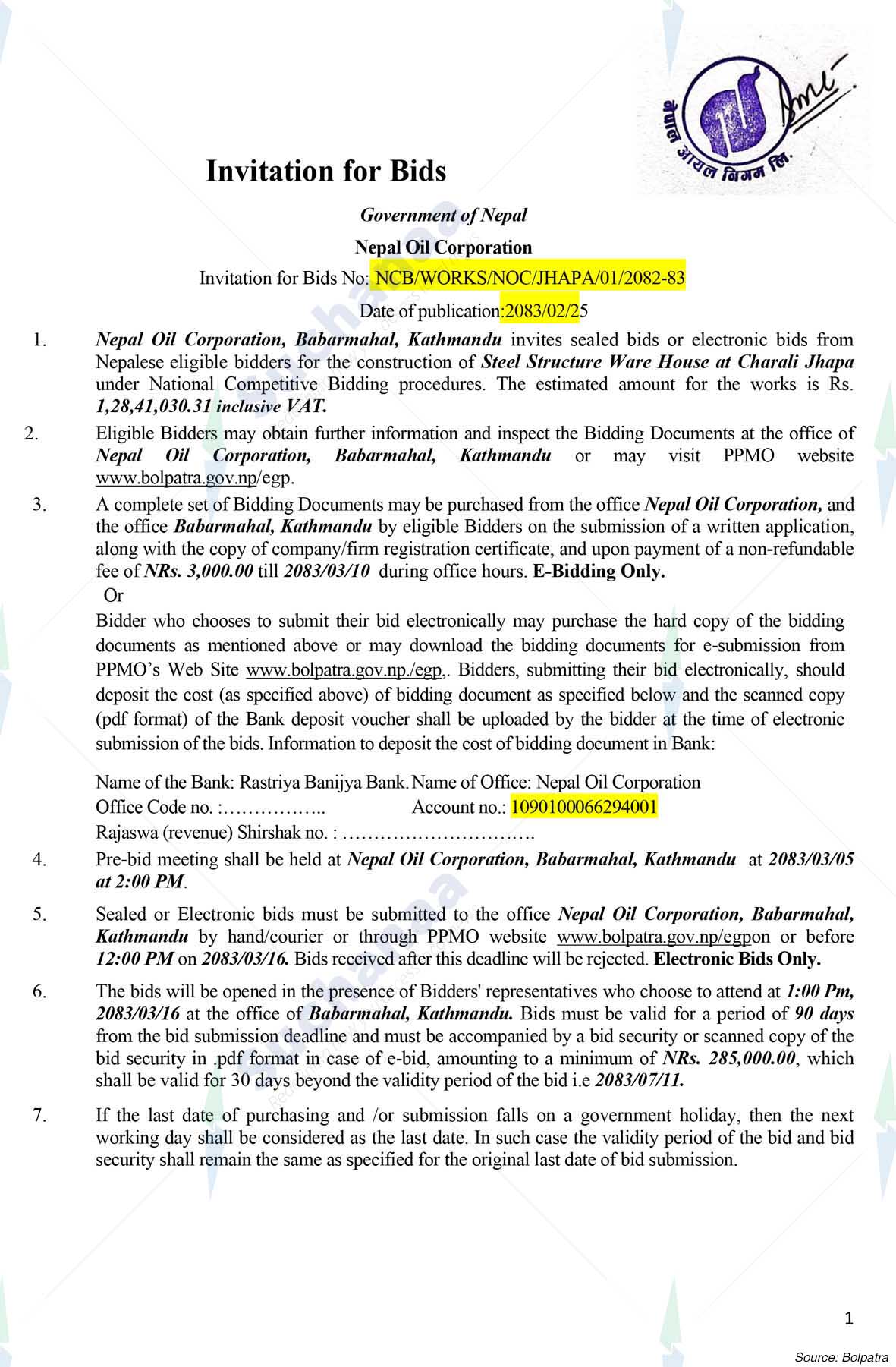 Nepal Oil Corporation Limited
