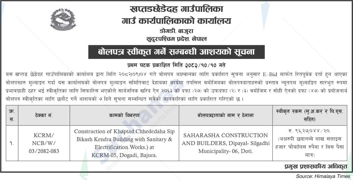 Khaptad Chededaha Rural Municipality