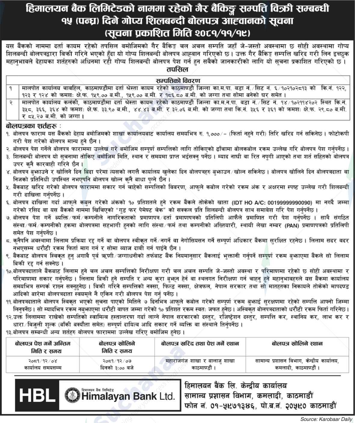 Himalayan Bank Ltd.