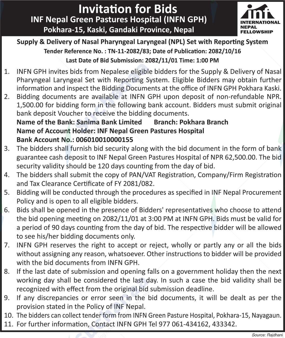 International Nepal Fellowship (INF)