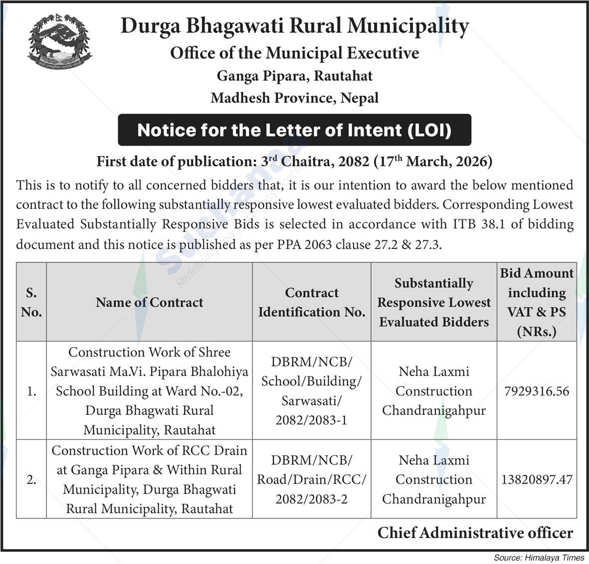 Durga Bhagawati Rural Municipality