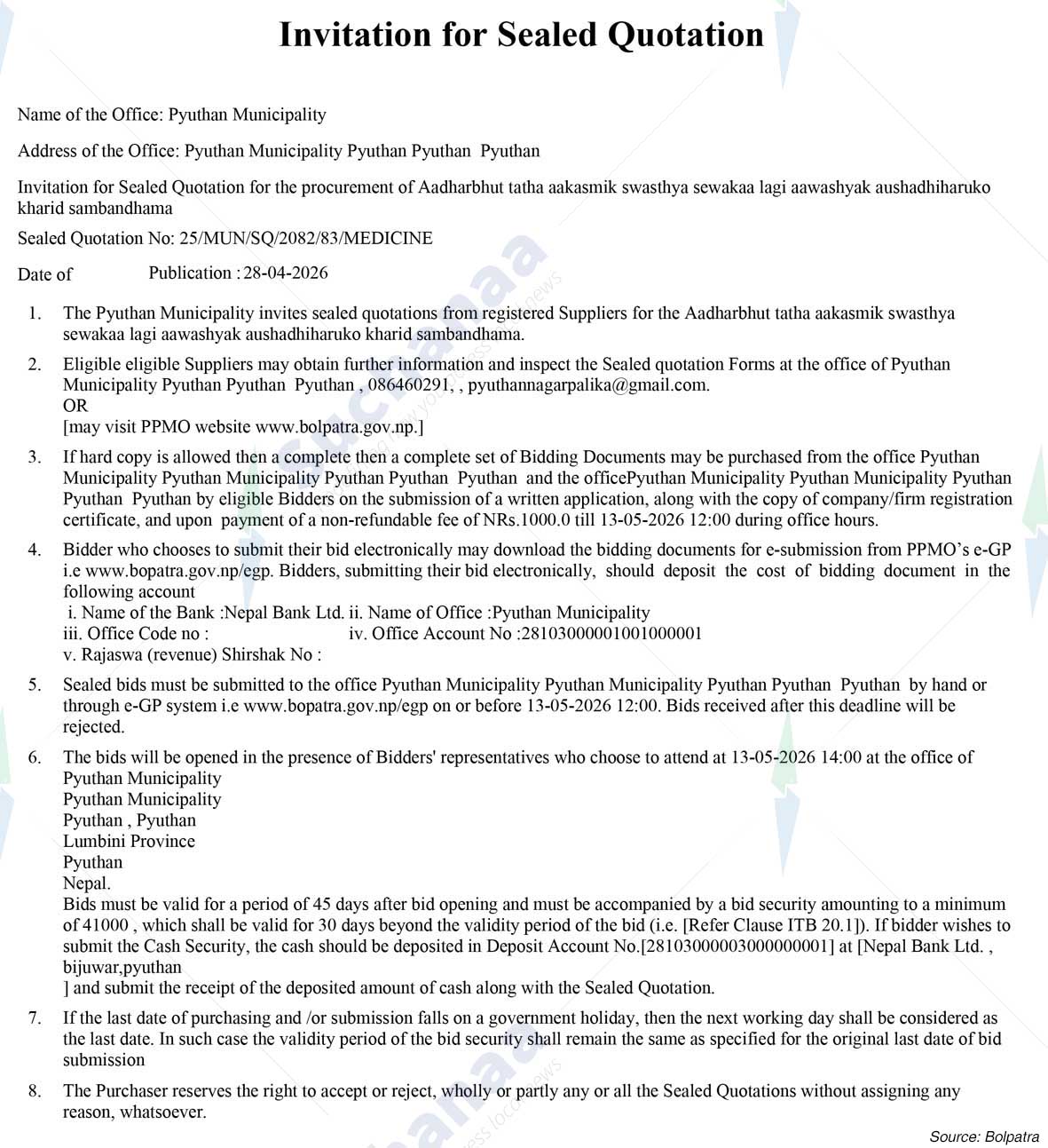 Pyuthan Municipality