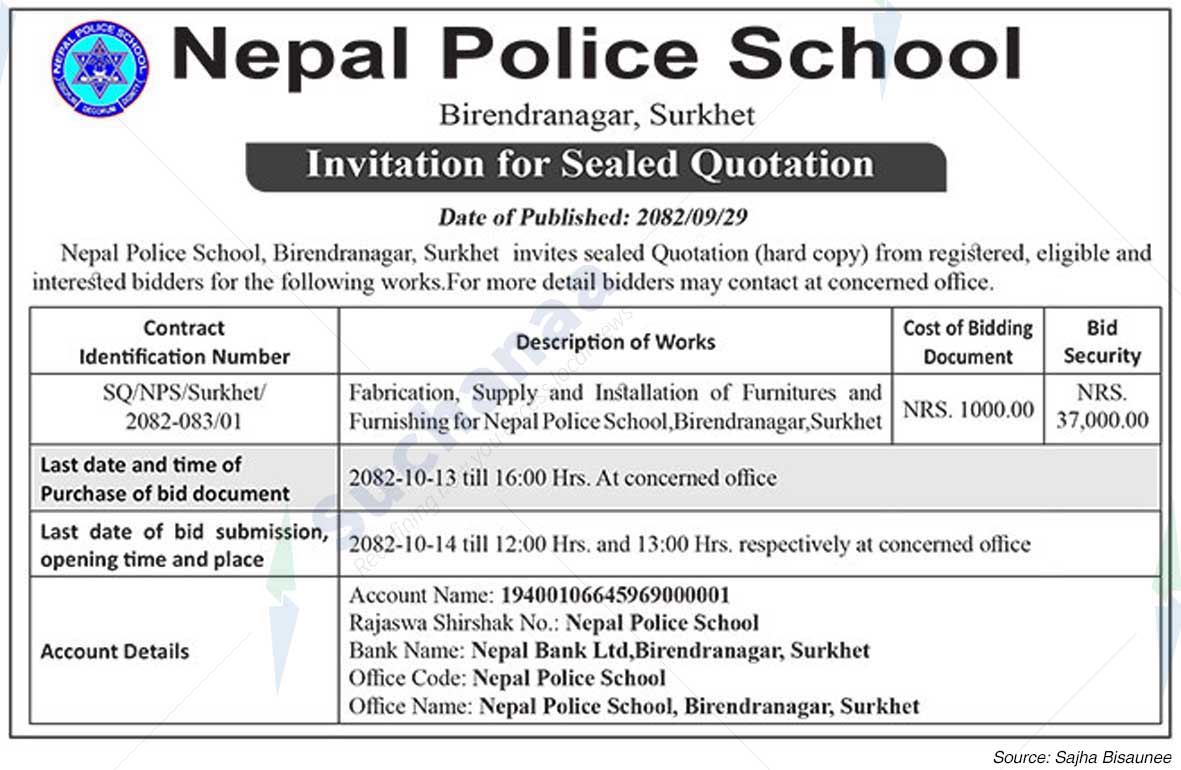 Nepal Police School, Surkhet