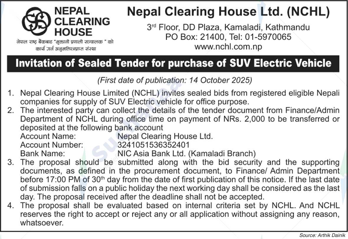 Nepal Clearing House Ltd. (NCHL)