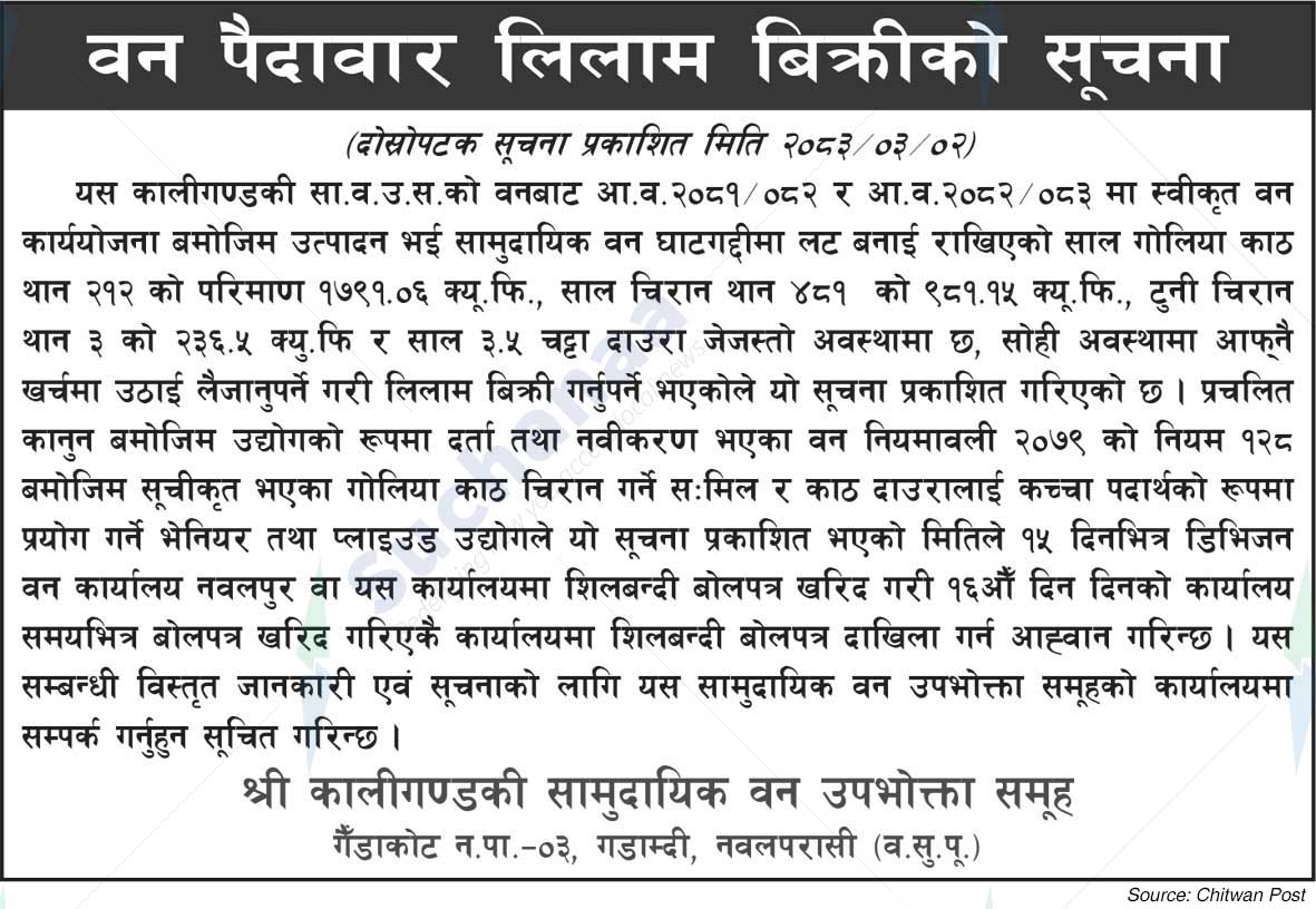 Shree Kaligandaki Saa.Wa.Wo.Sa.