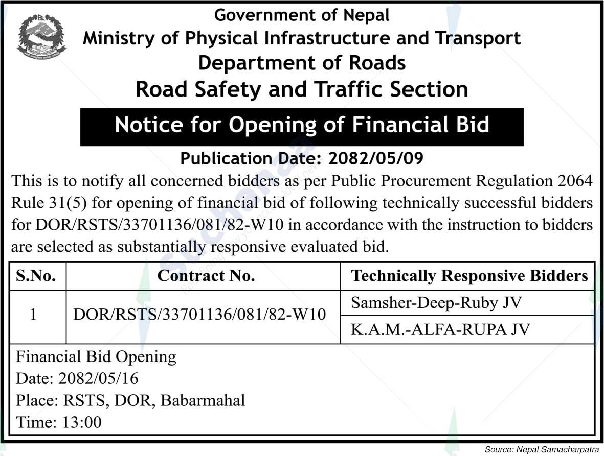 Road Safety and Traffic Section