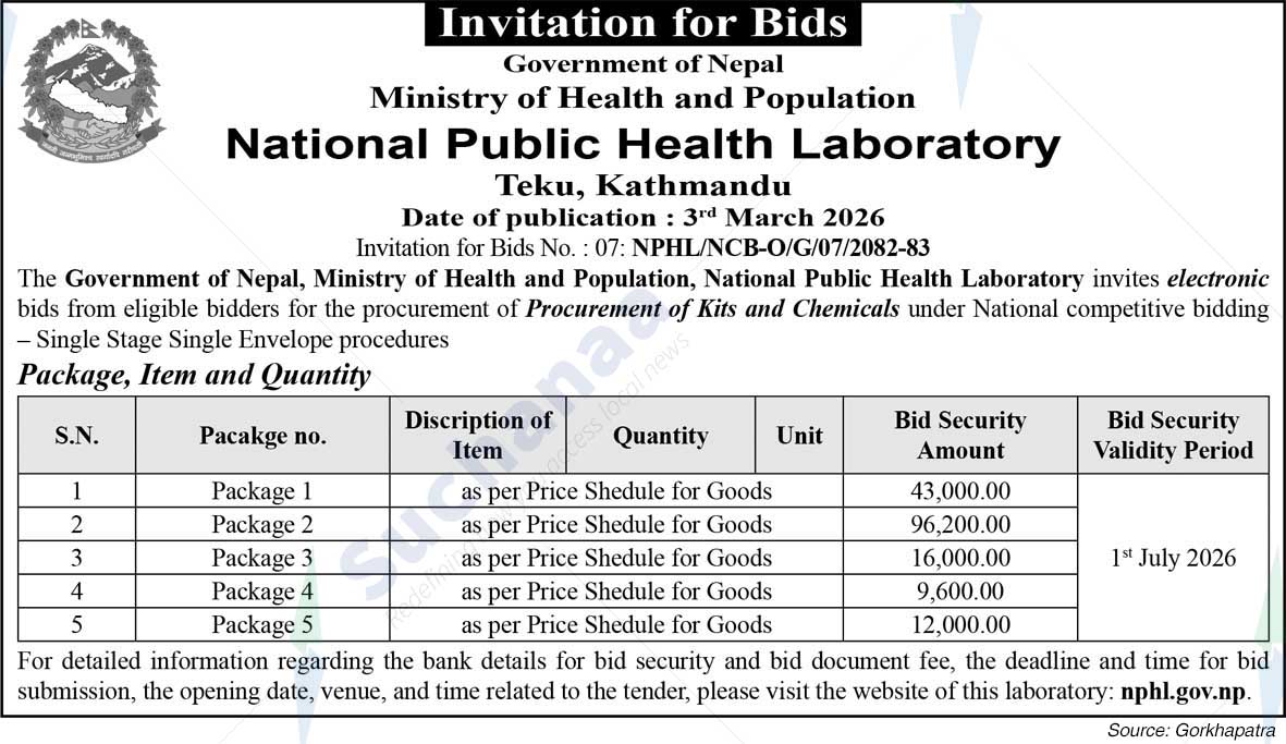 National Public Health Laboratory (NPHL)