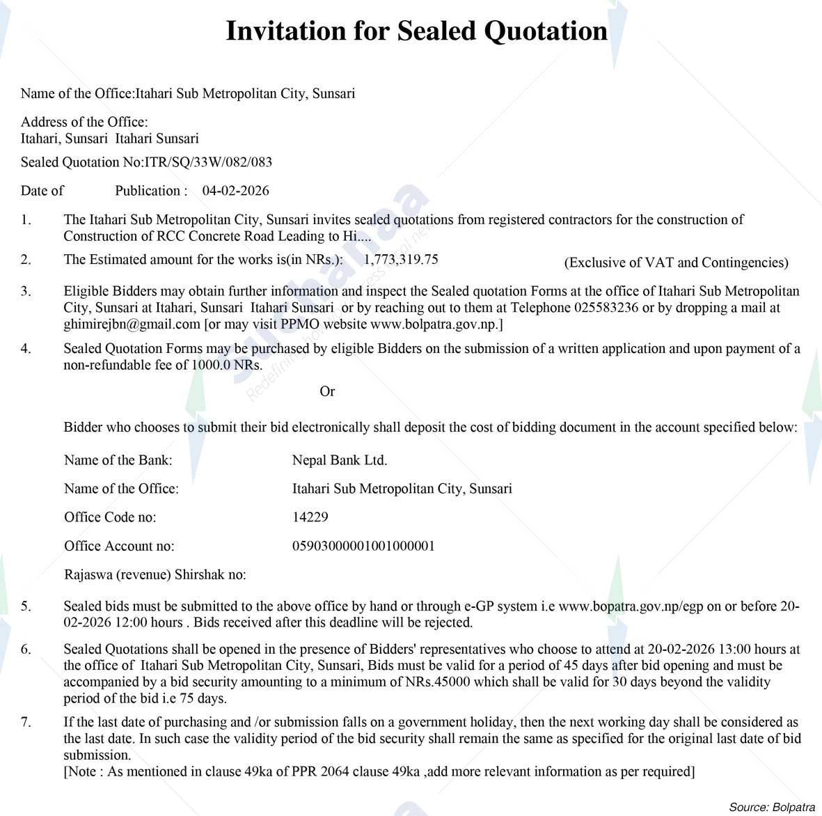 Itahari Sub-Metropolitan City