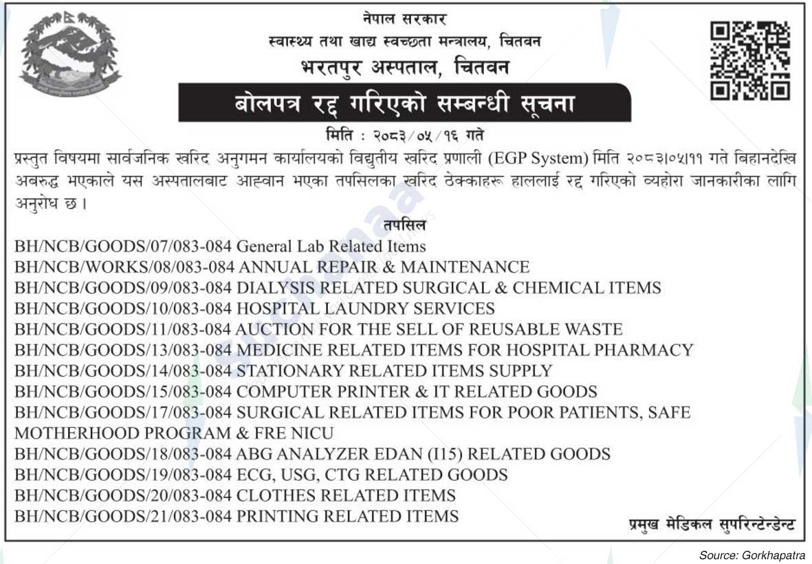 Bharatpur Hospital, Chitwan